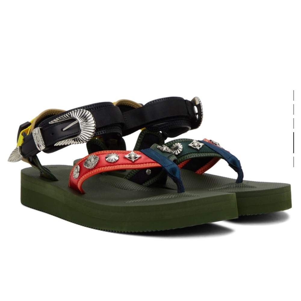 Toga Virilis x Suicoke Khaki Tono Sandals
